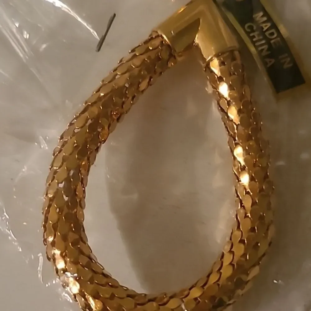 Gold Braided Keychain